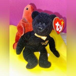 Ty Retired Beanies-Rex & The End Bear Set.